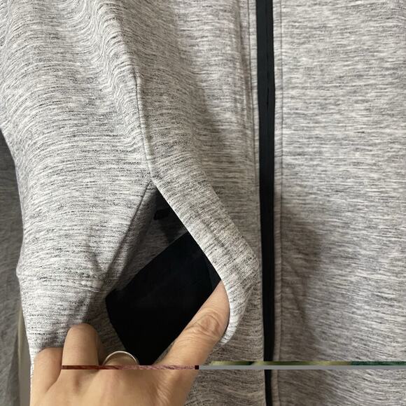 Lululemon City Bound Hoodie Heathered Space Dyed full zip jacket size 10 - Picture 3 of 6
